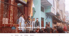 Desktop Screenshot of peacethrueducation.org