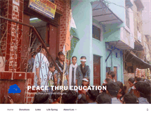 Tablet Screenshot of peacethrueducation.org